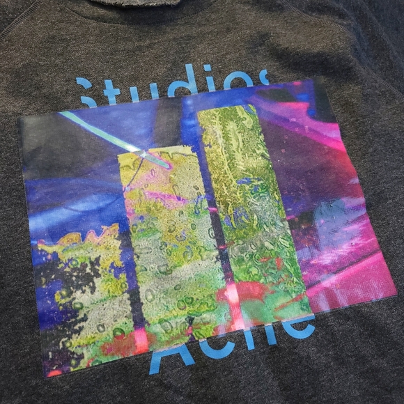 Acne Studios Fletcher Video Print Graphic Pull Over Sweater - Picture 5 of 11